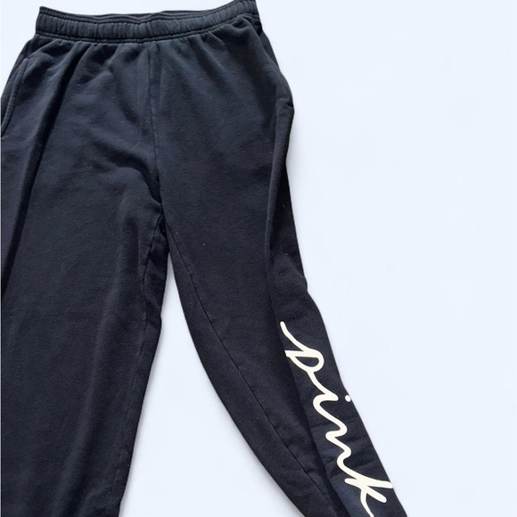 PINK Victoria's Secret Black Sweatpants - Picture 2 of 3